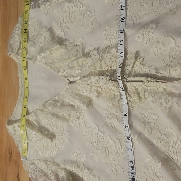 Vintage 60s 70s Ruffled Poet Blouse L - Picture 11 of 13